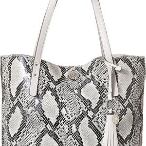 Anne Klein Snake Carry All Tote, Grey